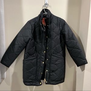 J CREW S Petite Quilted cocoon puffer Coat Jacket with PrimaLoft® AQ919 $188
